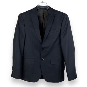 Ben‎ Sherman Blazer Men’s Wool Blend Suit Jacket Navy Blue Size 36 R